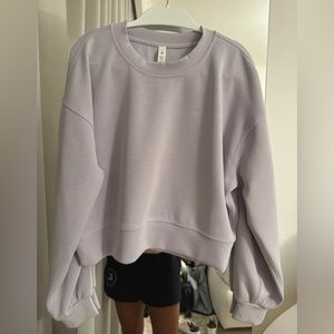 Lululemon Perfectly Oversized Cropped Crew *Softstreme*